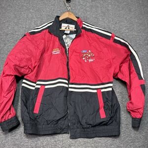 VTG Speed Zone Race Gear Ford/AAA "Auto Skills Comp" Windbreaker jacket Xl Men